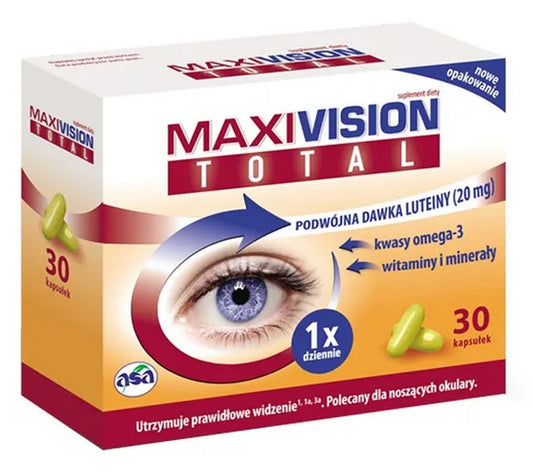MAXIVISION Total x 30 capsules, zeaxanthin