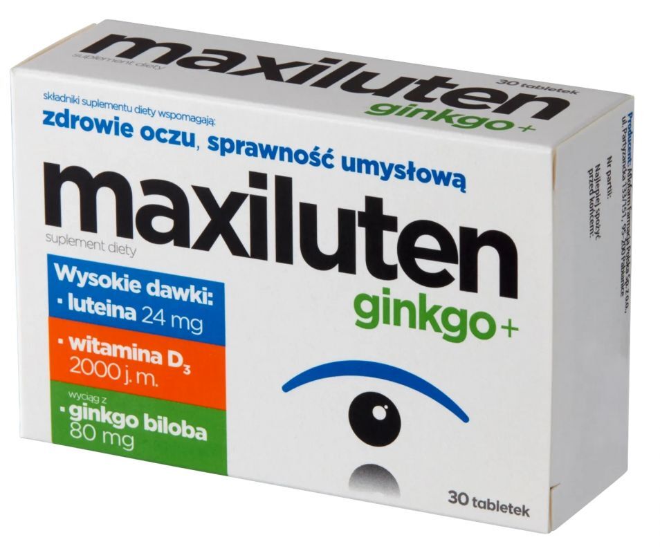 Maxiluten ginkgo + x 30