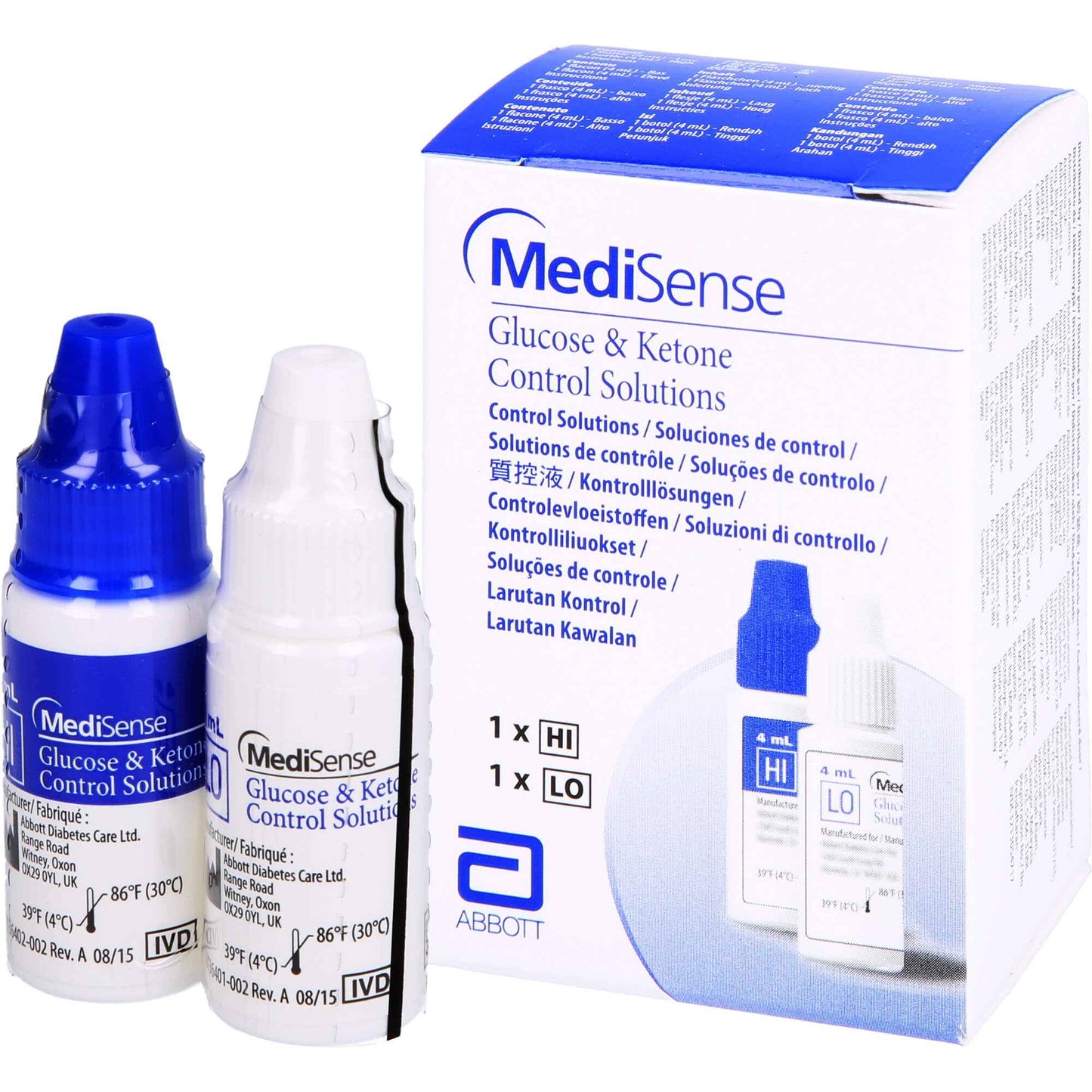 Medisense Control Solution Glucose + Ketone H/L