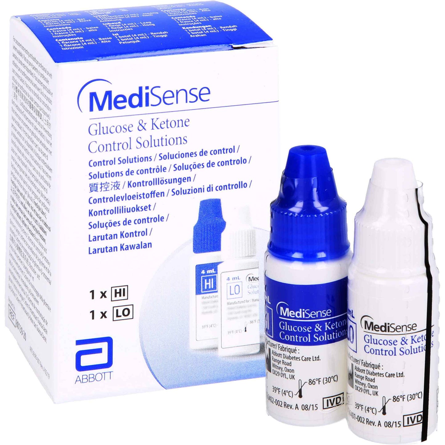 Medisense Control Solution Glucose + Ketone H/L