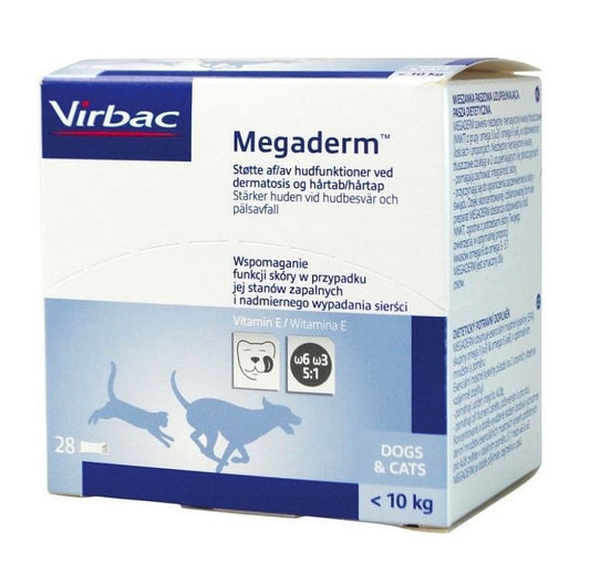 Megaderm Monodoses Skin Function Support for Dogs and Cats - UKDorf 