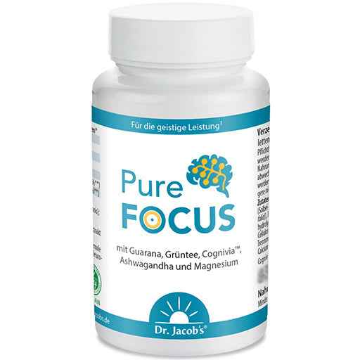 Memory, mood, PURE FOCUS tablets Dr.Jacobs