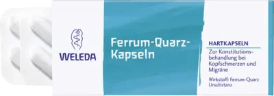 Migraine, concussion and exhaustion, FERRUM QUARZ hard capsules - UKDorf 
