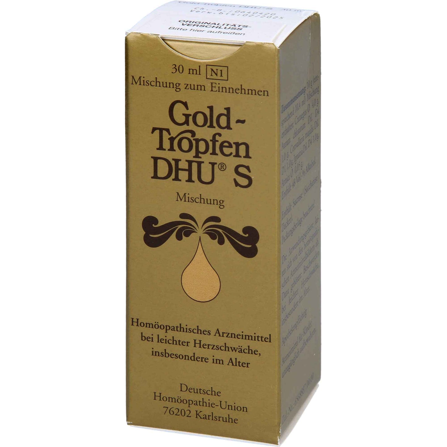 Mild heart failure symptoms, GOLDTROPFEN DHU S Mixture