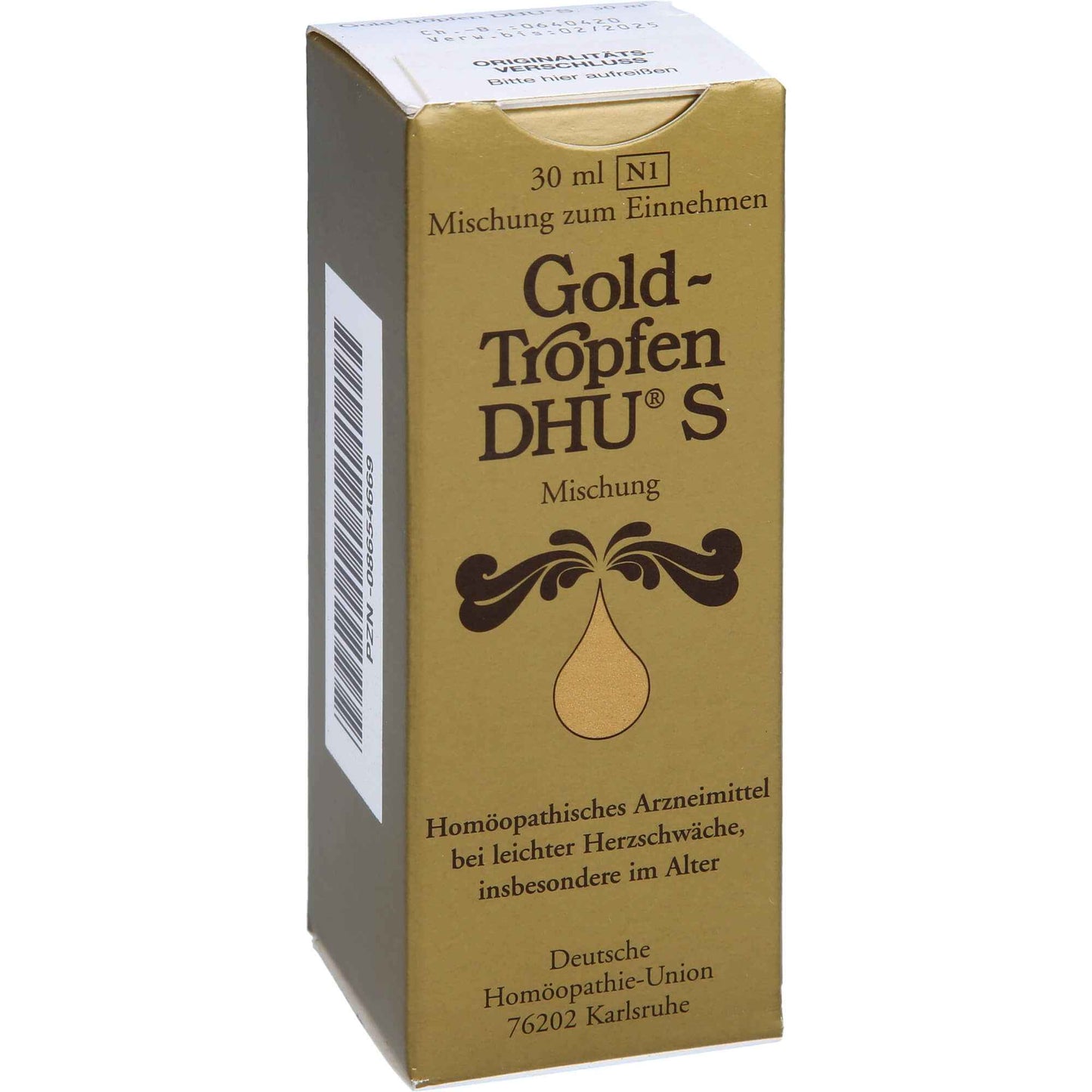 Mild heart failure symptoms, GOLDTROPFEN DHU S Mixture