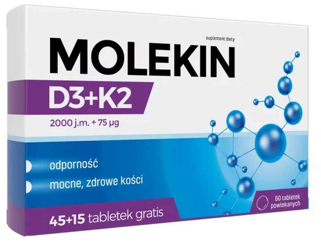 Molekin D3 + K2 60 tablets