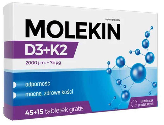 Molekin D3 + K2 60 tablets