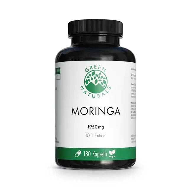 Moringa 1950 mg capsules vegan 180 pcs