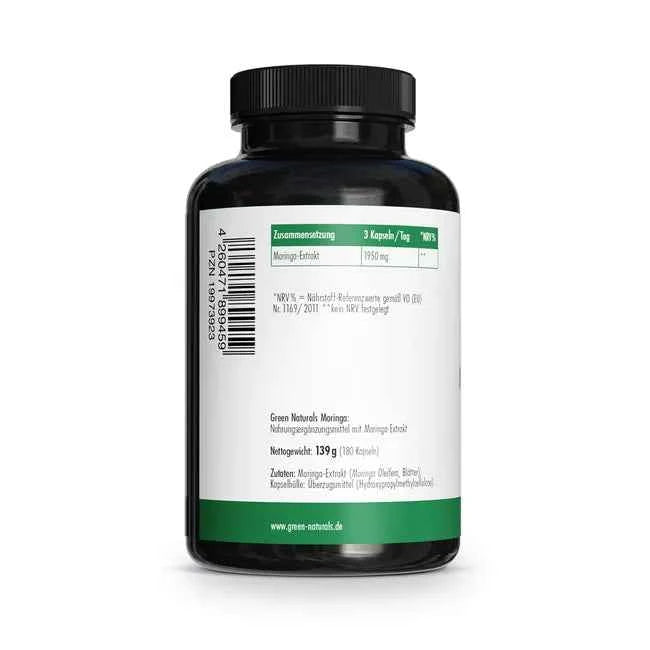 Moringa 1950 mg capsules vegan 180 pcs