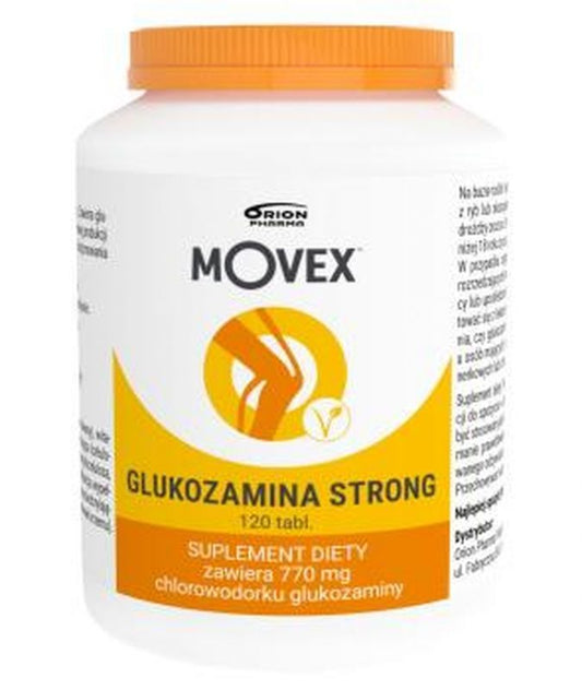 Movex Glucosamine Strong 120 tablets Joint Support Supplement