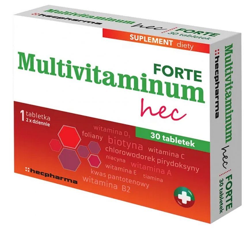 Multivitaminum hec Forte x 30 tablets