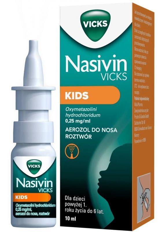 NASIVIN Kids 0,25mg / ml nasal spray