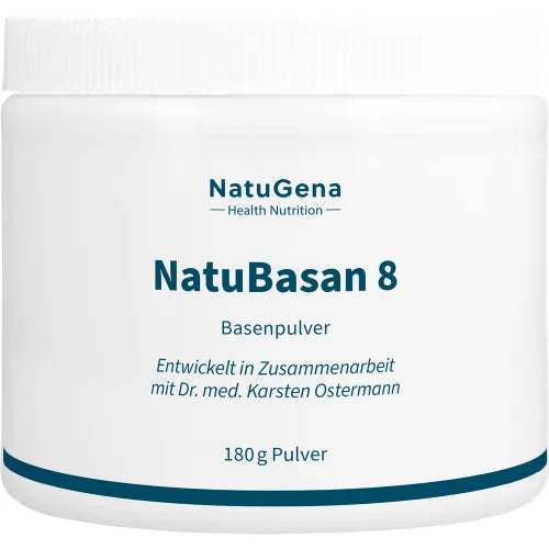 NATUBASAN 8 base powder calcium + magnesium vegan 180 g - 2