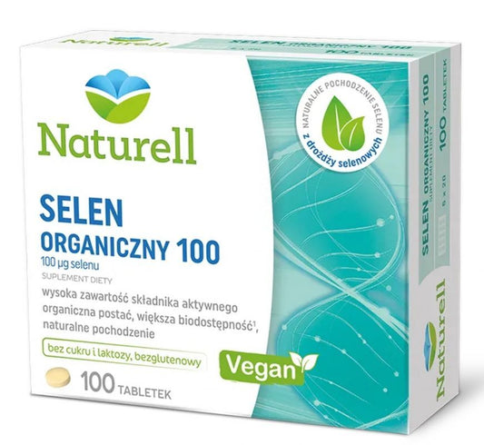 NATUREL Organic Selenium 100 mcg 100 tablets