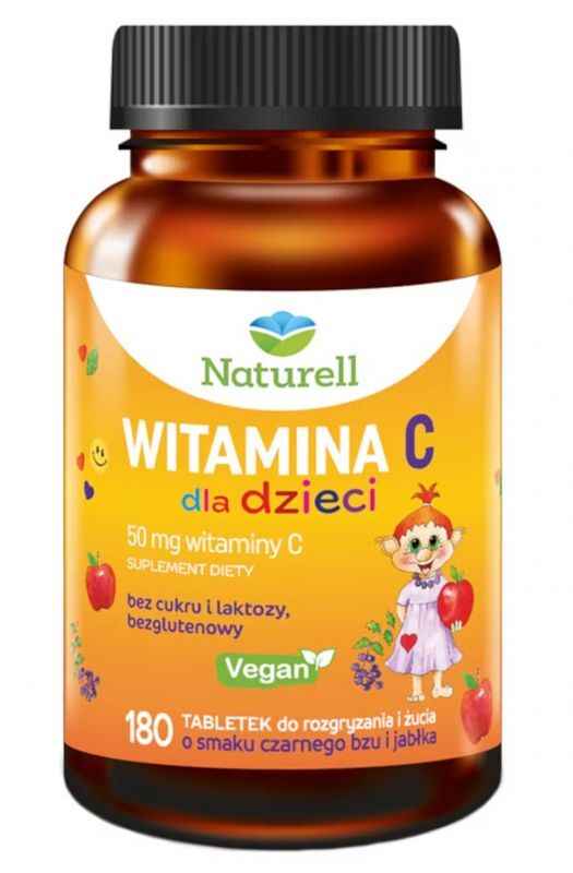 NATUREL Vitamin C for Children 180 Chewable Tablets
