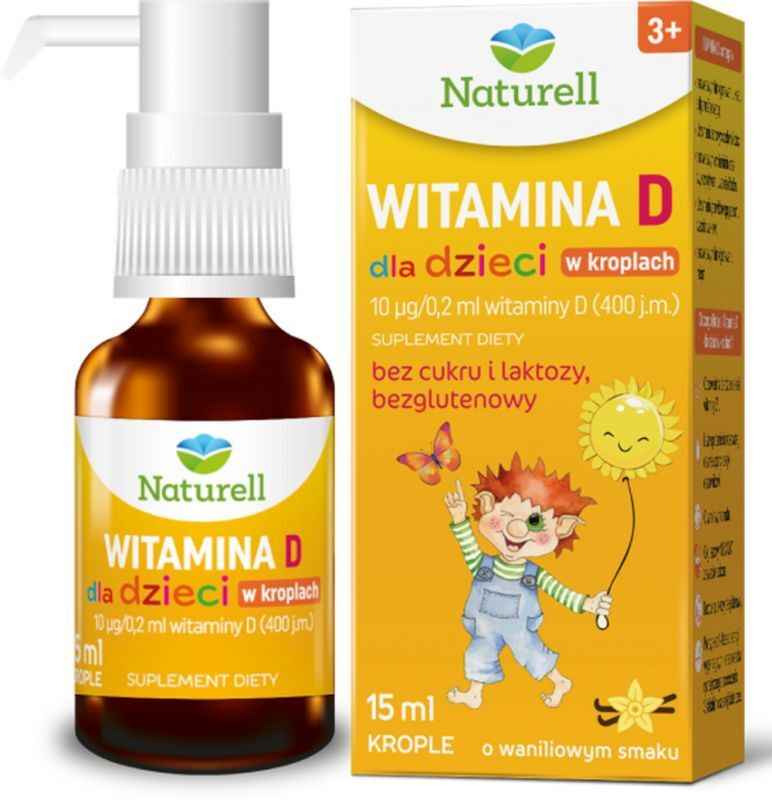 NATUREL Vitamin D for children in drops 15 ml