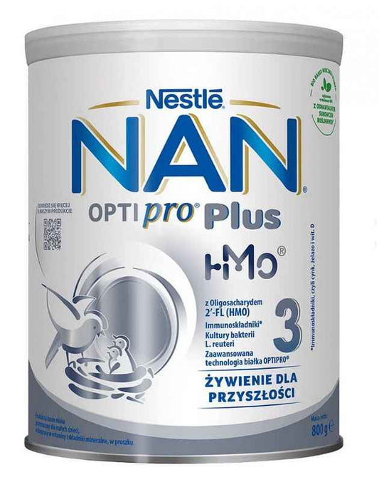NESTLE NAN OPTIpro Plus 3 Formula milk for children after 1 year 800 g