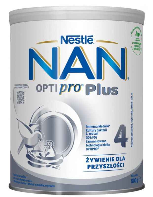NESTLE NAN OPTIpro Plus 4 Formula milk for children after 2 years 800 g