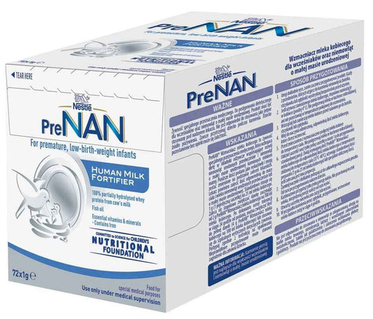 NESTLE PreNAN HMF Breast Milk Fortifier 72 sachets