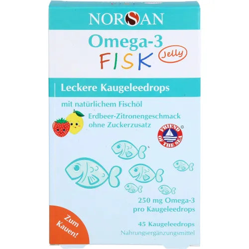 NORSAN Omega-3 Kids Jelly Dragees 45 pcs