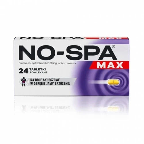NO SPA Max 80mg x 24 tablets - UKDorf 