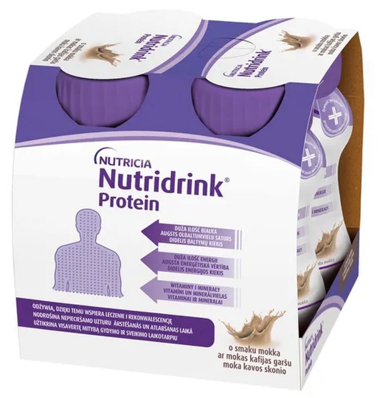 NUTRIDRINK PROTEIN mocha flavor 125ml x 4 pieces