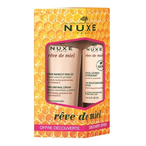 NUXE Reve de Miel care set hand & lips 30ml+4g 1 pc