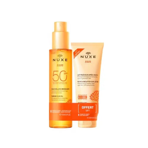NUXE Sun Set sun oil SPF 50 free after-sun 1 p