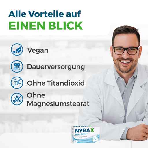 NYRAX Aqua Balance during dehydration treatments