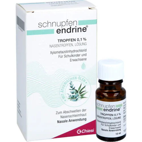 Nasal drops, COLD ENDRINE 0.1%, levomenthol
