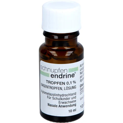 Nasal drops, COLD ENDRINE 0.1%, levomenthol