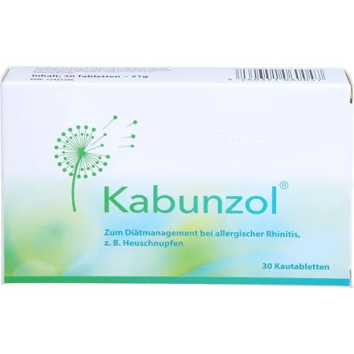 Natural for allergic rhinitis, hay fever KABUNZOL Chewable Tablets 30 tablets