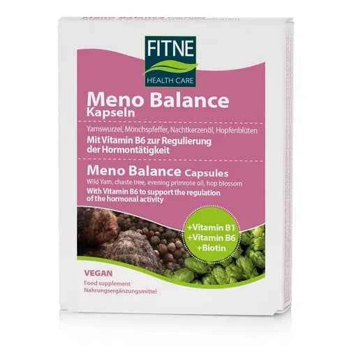 Naturally hormone-free through the menopause, MENO BALANCE capsules