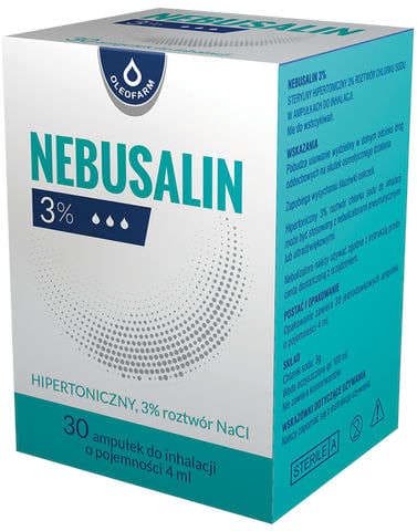 Nebusalin 3% for inhalation 4ml x 30 ampoules - UKDorf 