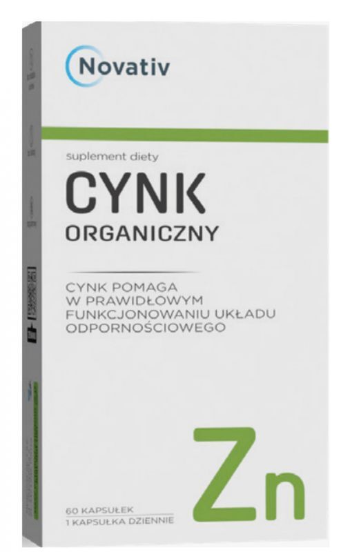 Novativ Organic Zinc 60 capsules