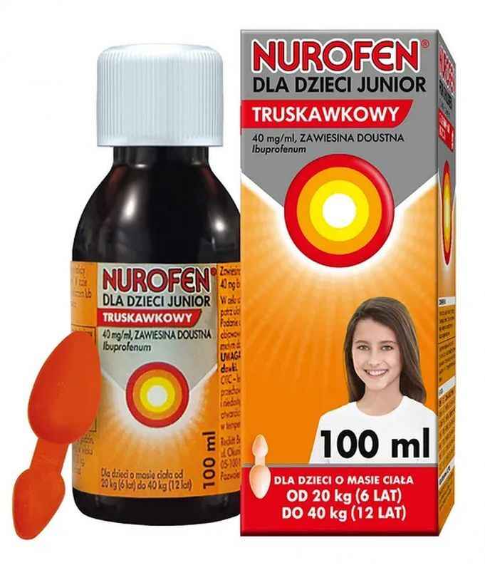 Nurofen for Children Junior Strawberry 100 ml