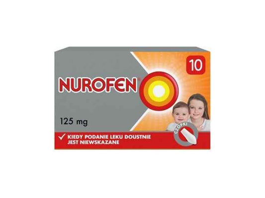 Nurofen for children rectal suppository 0.125g