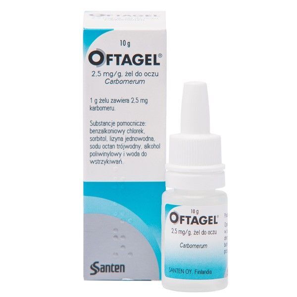 OFTAGEL gel 10g dry eye treatment, carbomer