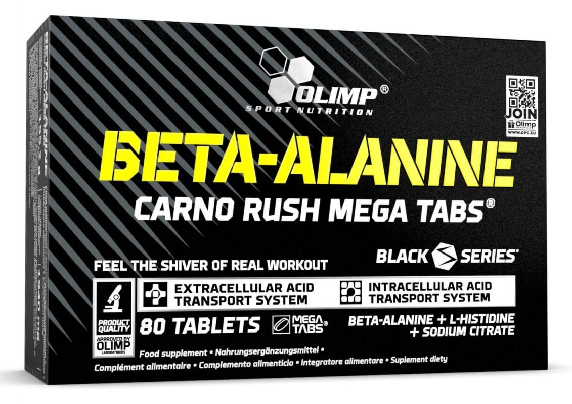 OLIMP BETA-ALANINE CARNO RUSH WITH L-HISTIDINE Mega Tabs 80 Amino Acid Formula