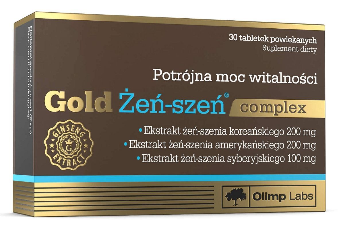 OLIMP Gold Ginseng complex x 30 tablets increase capacity mental, physical, sexual