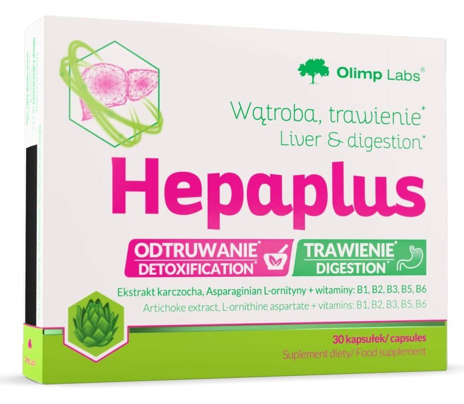 OLIMP Hepaplus x 30 capsules proper functioning of the liver and digestive system