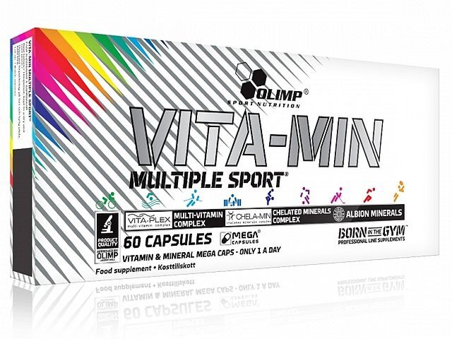 OLIMP Vita-Min Multiple Sport x 60 caps. complex composition of vitamins (Vita-Plex)