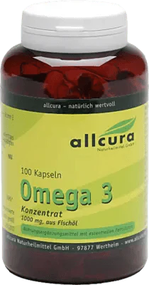 OMEGA-3 CONCENTRATE from fish oil 1000 mg capsules - UKDorf 