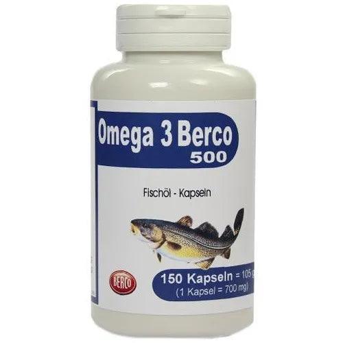 OMEGA 3, BERCO 500 capsules, fish oil - UKDorf 