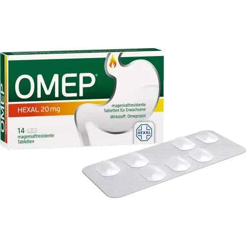 OMEP HEXAL 20 mg gastro-resistant tablets 14 pcs