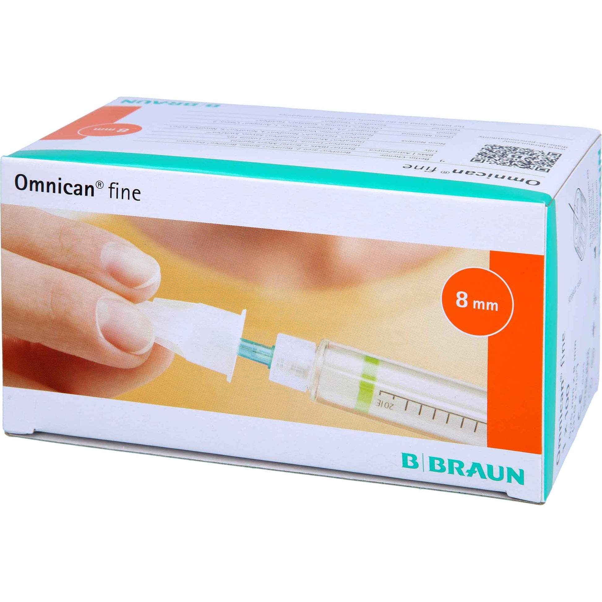 OMNICAN fine Pen cannula 31 G 0.25 x 8 mm