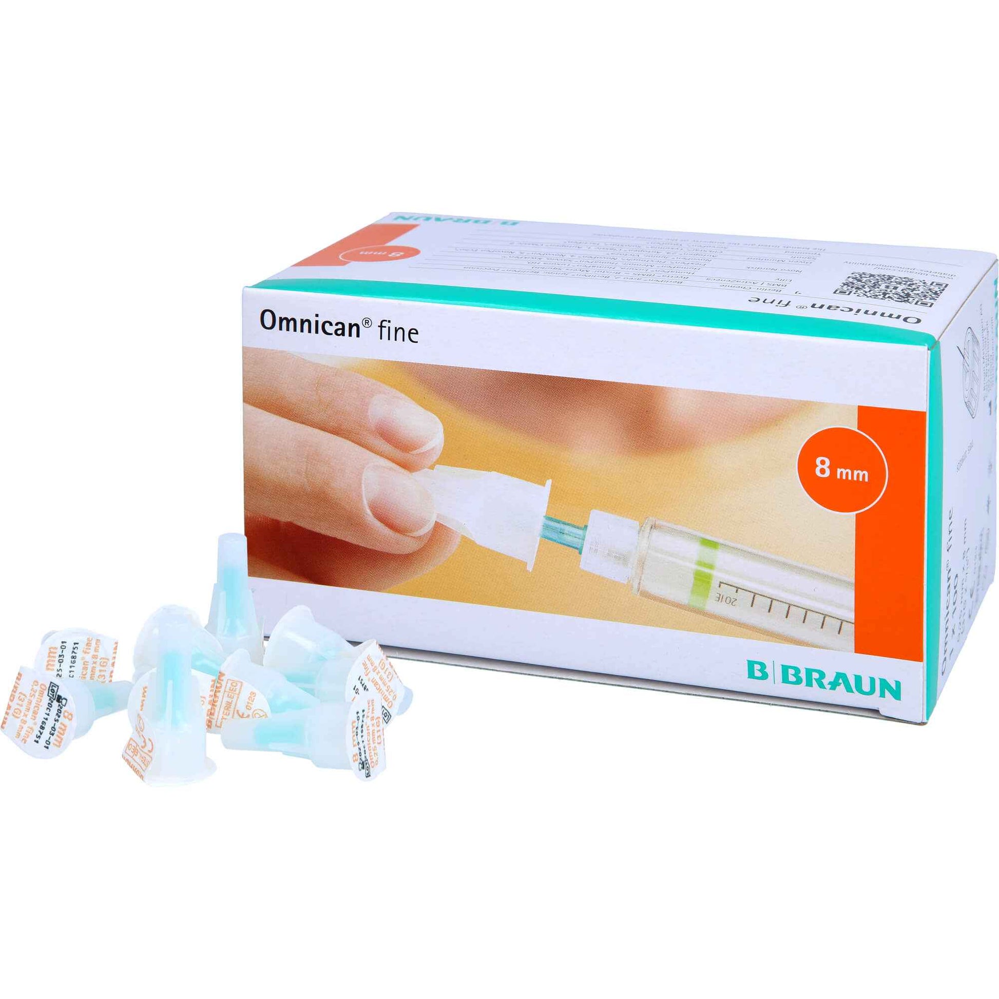 OMNICAN fine Pen cannula 31 G 0.25 x 8 mm