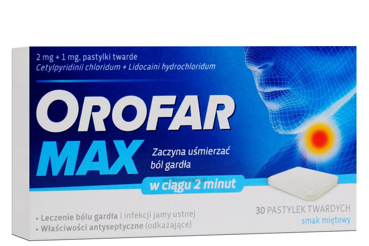 OROFAR MAX, Sore Throat Pain Thrush Aphthae Ulcer Infection