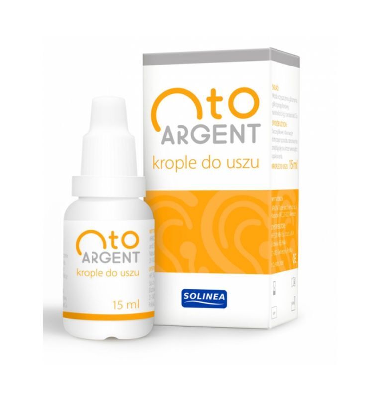OTOARGENT Solinea ear drops, inner ear infection