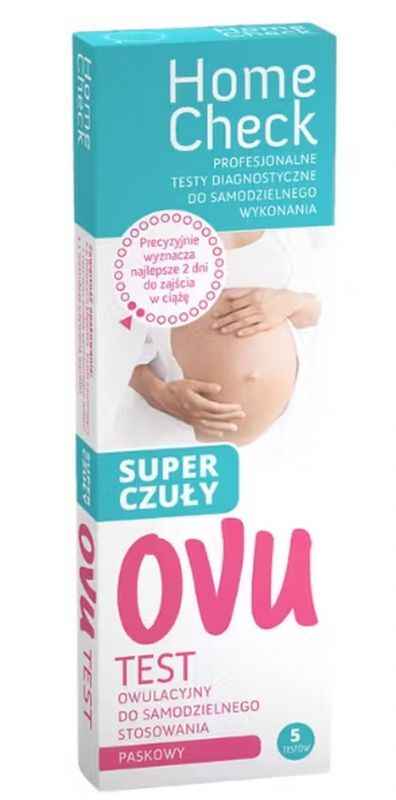 OVU LH ovulation test strips 5 pieces